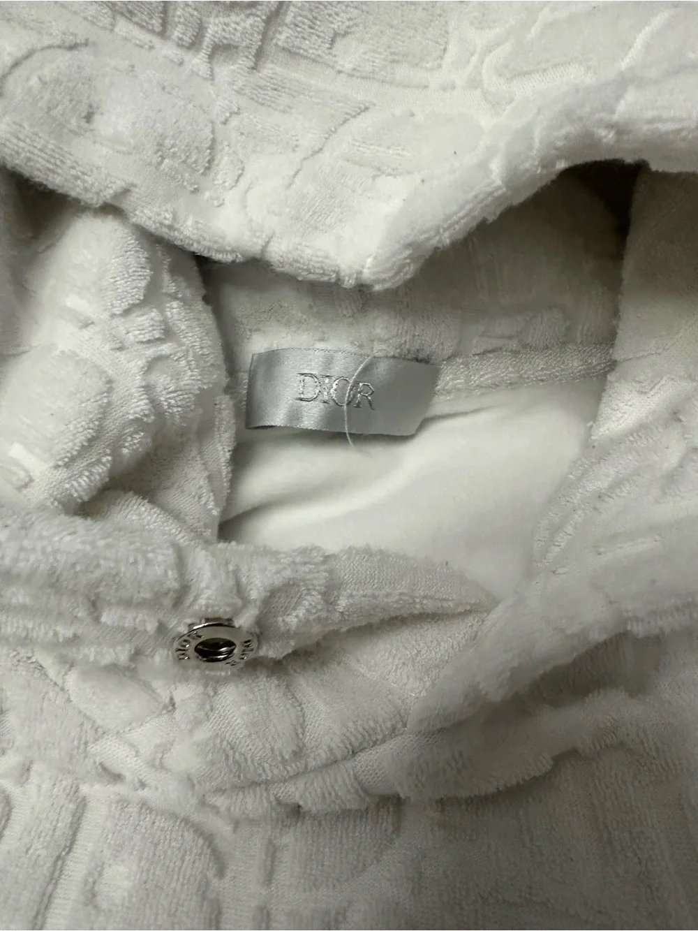 Dior Oblique Hoodie White